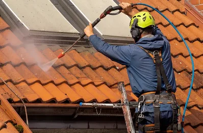 Démoussage et hydrofuge de toiture à Haulies